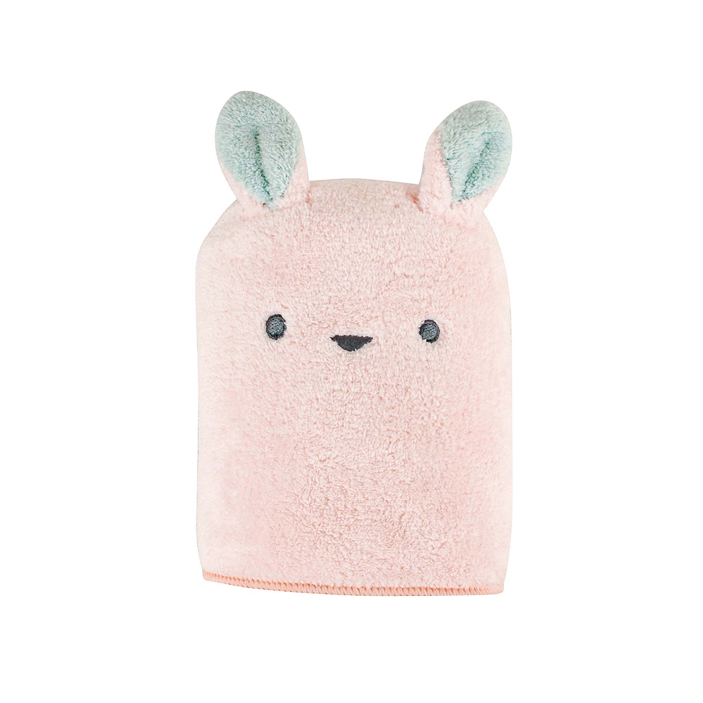 CB Japan 動物造型超細纖維毛巾 小白兔粉